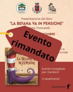 Presentazione del libro “LA BEFANA VA IN PENSIONE” di Valeria Troncarelli